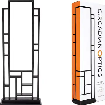 circadian optics uv-free led therapy lamp matte black