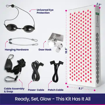 optiglo red light therapy device 1000w