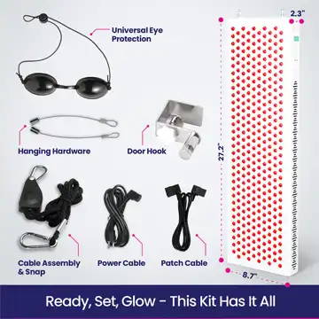 optiglo red light therapy device 1500w