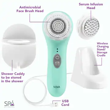 spa science nova cleansing brush review